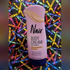 Nair Body Cream Hair Remover, Cocoa Butter & Vitamin E, 9 oz